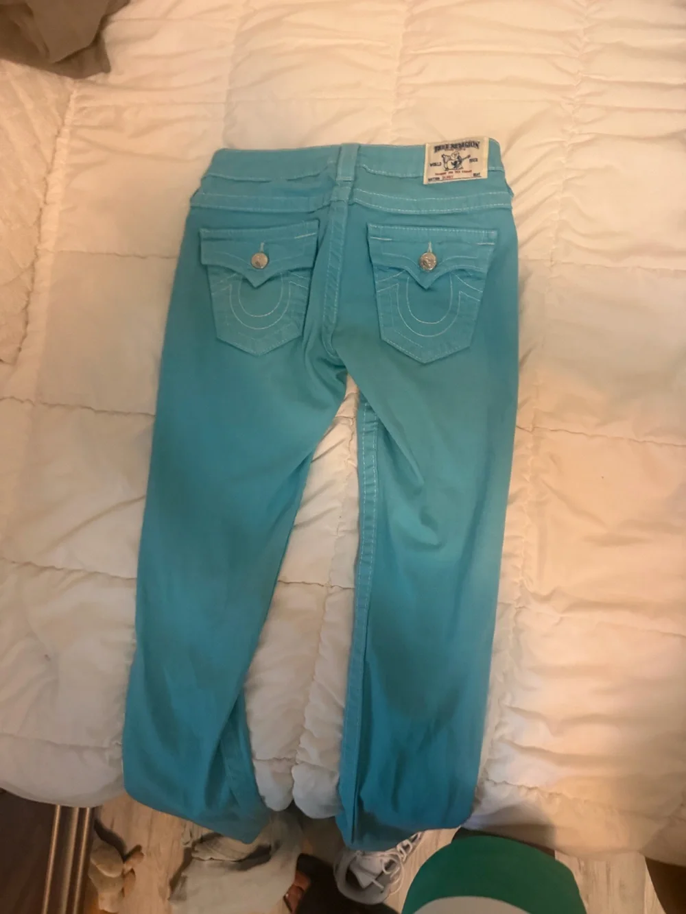 True Religion Turquoise Jeans